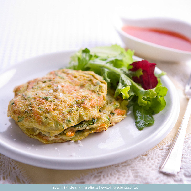 Zucchini Fritters l 4 Ingredients