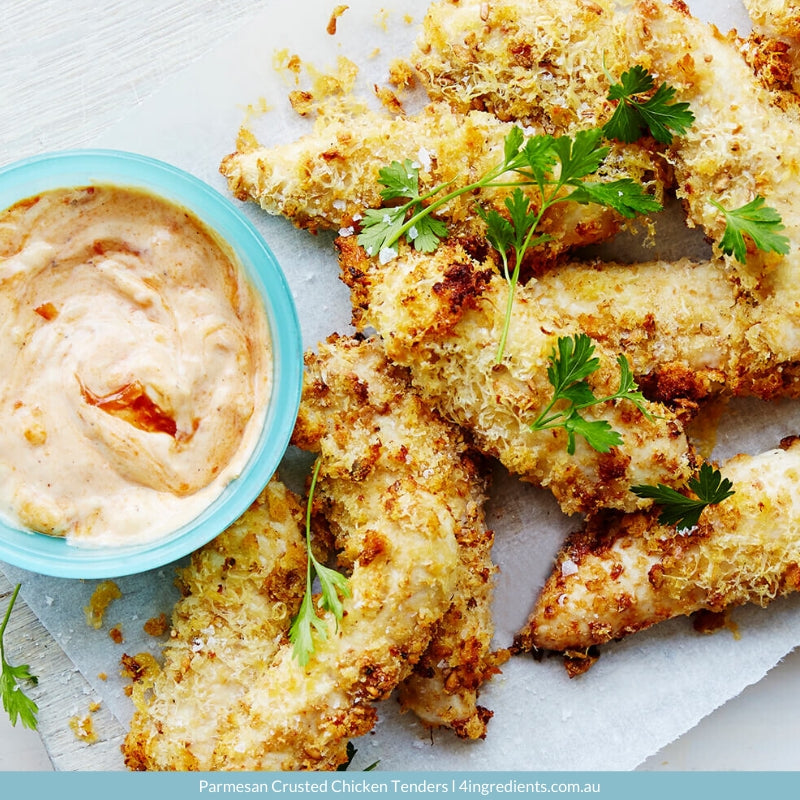 4ING l Recipe Image l Parmesan Crusted Chicken Tenders